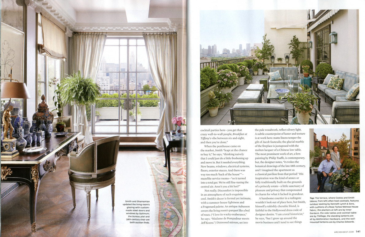 Architectural Digest September 2012 page 3